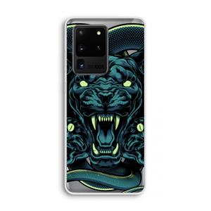 CaseCompany Cougar and Vipers: Samsung Galaxy S20 Ultra Transparant Hoesje