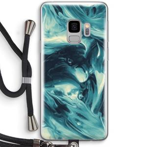CaseCompany Dreaming About Whales: Samsung Galaxy S9 Transparant Hoesje met koord