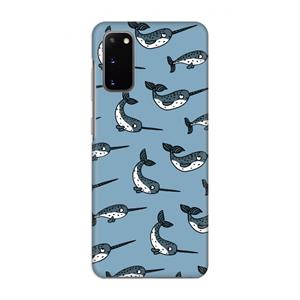 CaseCompany Narwhal: Volledig geprint Samsung Galaxy S20 Hoesje