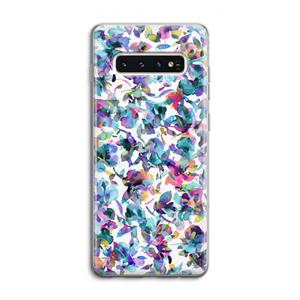 CaseCompany Hibiscus Flowers: Samsung Galaxy S10 4G Transparant Hoesje