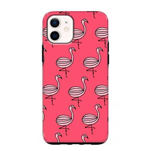 CaseCompany Flamingo: iPhone 12 mini Tough Case