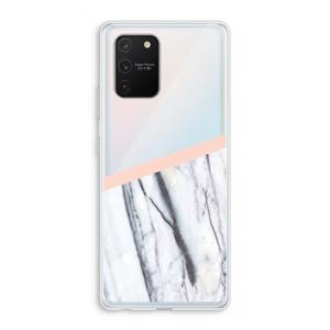 CaseCompany A touch of peach: Samsung Galaxy S10 Lite Transparant Hoesje