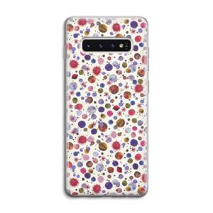 CaseCompany Planets Space: Samsung Galaxy S10 4G Transparant Hoesje