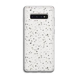 CaseCompany Terrazzo N°14: Samsung Galaxy S10 4G Transparant Hoesje