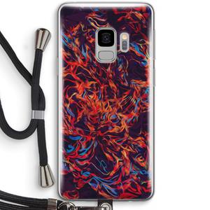 CaseCompany Lucifer: Samsung Galaxy S9 Transparant Hoesje met koord
