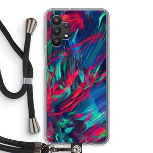 CaseCompany Pilgrims Of The Sea: Samsung Galaxy A32 5G Transparant Hoesje met koord