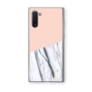 CaseCompany A touch of peach: Samsung Galaxy Note 10 Transparant Hoesje