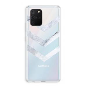 CaseCompany Marmeren pijlen: Samsung Galaxy S10 Lite Transparant Hoesje
