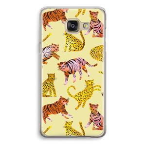 CaseCompany Cute Tigers and Leopards: Samsung Galaxy A5 (2016) Transparant Hoesje