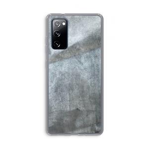 CaseCompany Grey Stone: Samsung Galaxy S20 FE / S20 FE 5G Transparant Hoesje