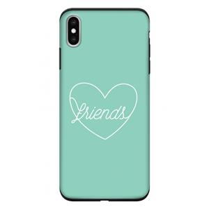 CaseCompany Friends heart pastel: iPhone XS Max Tough Case