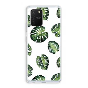 CaseCompany Tropische bladeren: Samsung Galaxy S10 Lite Transparant Hoesje