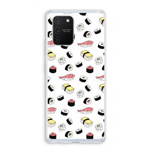 CaseCompany Sushi time: Samsung Galaxy S10 Lite Transparant Hoesje