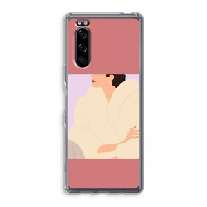 CaseCompany Cosy: Sony Xperia 5 Transparant Hoesje