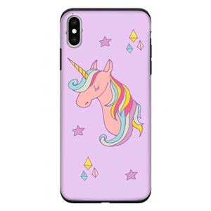 CaseCompany Roze eenhoorn: iPhone XS Max Tough Case