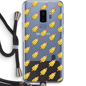 CaseCompany Waterijsjes: Samsung Galaxy S9 Plus Transparant Hoesje met koord