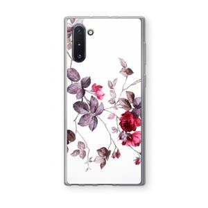 CaseCompany Mooie bloemen: Samsung Galaxy Note 10 Transparant Hoesje