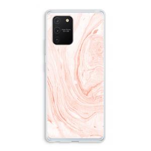 CaseCompany Peach bath: Samsung Galaxy S10 Lite Transparant Hoesje