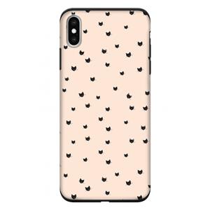 CaseCompany Kleine kattenkopjes: iPhone XS Max Tough Case