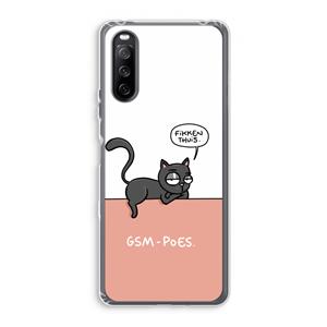 CaseCompany GSM poes: Sony Xperia 10 III Transparant Hoesje