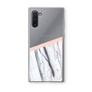 CaseCompany A touch of peach: Samsung Galaxy Note 10 Transparant Hoesje