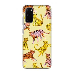 CaseCompany Cute Tigers and Leopards: Volledig geprint Samsung Galaxy S20 Hoesje