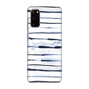 CaseCompany Ink Stripes: Volledig geprint Samsung Galaxy S20 Hoesje