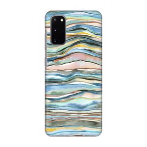 CaseCompany Watercolor Agate: Volledig geprint Samsung Galaxy S20 Hoesje