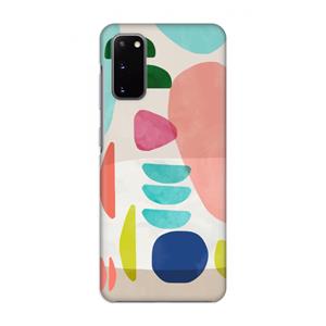 CaseCompany Bold Rounded Shapes: Volledig geprint Samsung Galaxy S20 Hoesje