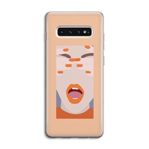 CaseCompany Surprise: Samsung Galaxy S10 4G Transparant Hoesje