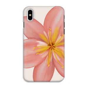 CaseCompany Pink Ellila Flower: iPhone XS Tough Case