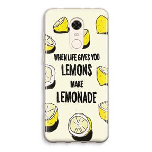 CaseCompany Lemonade: Xiaomi Redmi 5 Transparant Hoesje