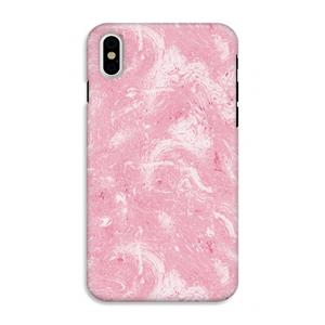 CaseCompany Abstract Painting Pink: iPhone XS Tough Case