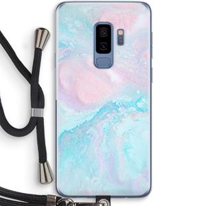 CaseCompany Fantasie pastel: Samsung Galaxy S9 Plus Transparant Hoesje met koord