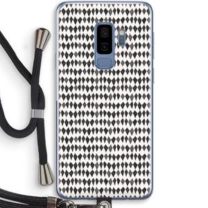 CaseCompany Crazy shapes: Samsung Galaxy S9 Plus Transparant Hoesje met koord