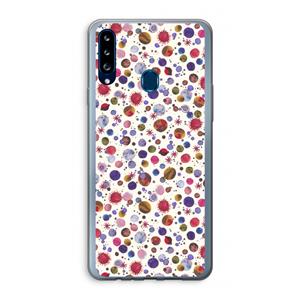 CaseCompany Planets Space: Samsung Galaxy A20s Transparant Hoesje