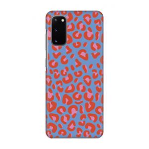 CaseCompany Leopard blue: Volledig geprint Samsung Galaxy S20 Hoesje