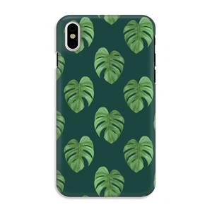 CaseCompany Monstera leaves: iPhone XS Tough Case