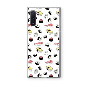 CaseCompany Sushi time: Samsung Galaxy Note 10 Transparant Hoesje