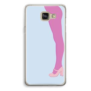 CaseCompany Pink panty: Samsung Galaxy A5 (2016) Transparant Hoesje