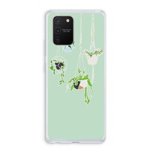CaseCompany Hang In There: Samsung Galaxy S10 Lite Transparant Hoesje