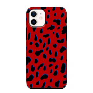 CaseCompany Red Leopard: iPhone 12 mini Tough Case