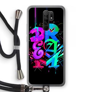 CaseCompany Dream: Xiaomi Redmi 9 Transparant Hoesje met koord