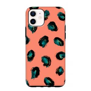 CaseCompany Pink Cheetah: iPhone 12 mini Tough Case
