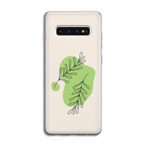 CaseCompany Beleaf in you: Samsung Galaxy S10 4G Transparant Hoesje