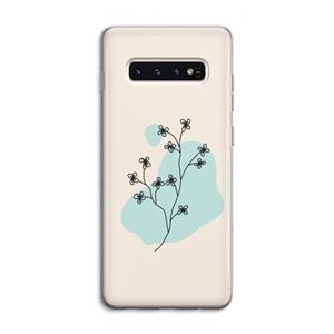 CaseCompany Love your petals: Samsung Galaxy S10 4G Transparant Hoesje