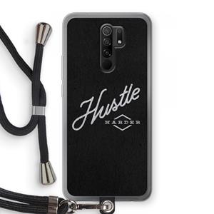 CaseCompany Hustle: Xiaomi Redmi 9 Transparant Hoesje met koord