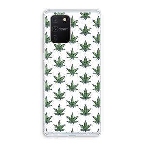 CaseCompany Weed: Samsung Galaxy S10 Lite Transparant Hoesje