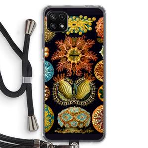 CaseCompany Haeckel Ascidiae: Samsung Galaxy A22 5G Transparant Hoesje met koord