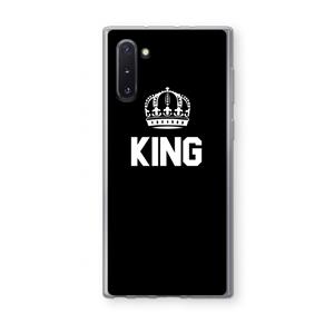 CaseCompany King zwart: Samsung Galaxy Note 10 Transparant Hoesje
